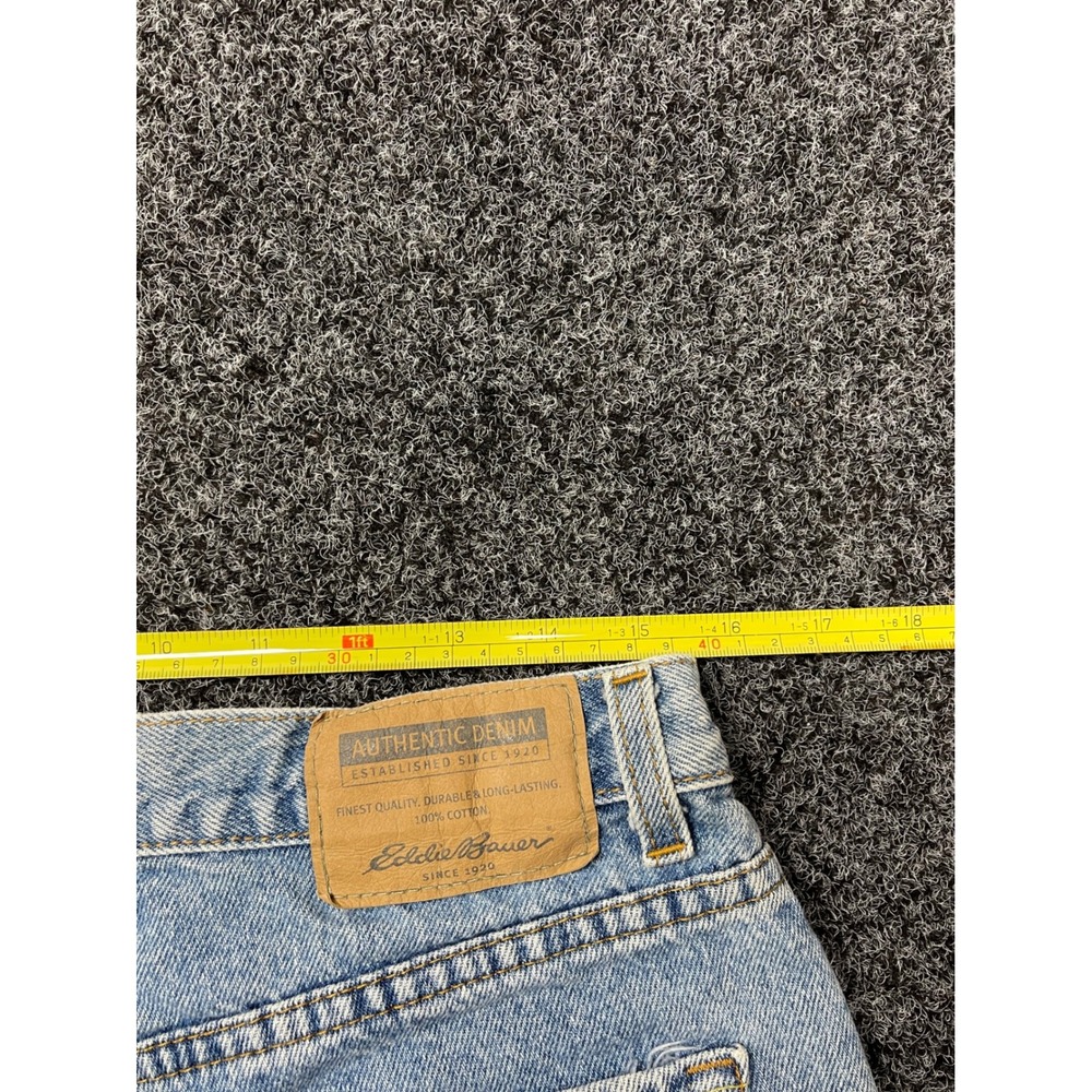 Eddie Bauer Loose Fit Jeans Mens 33x30 Light Wash Denim High Rise Straight Leg - Picture 5 of 7